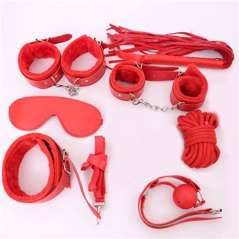 2 style sex toys for adults restraints bdsm bondage set nylon leather plush fetish rope s whip