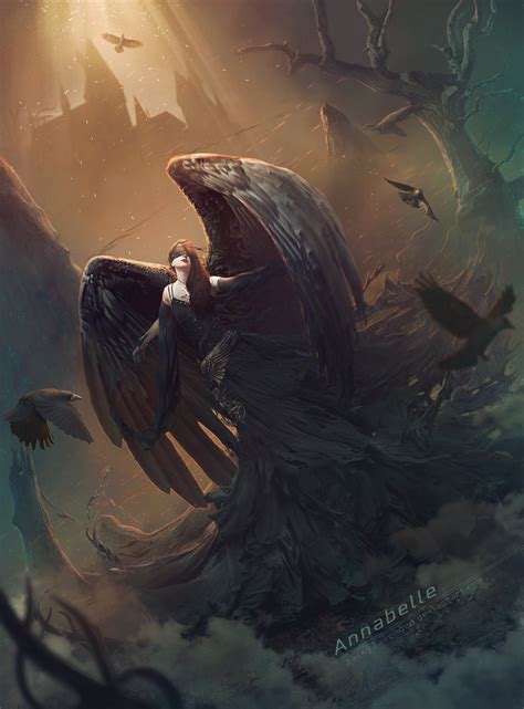 Black Angel Painting Angel Darkness Digital Art Hd Wallpaper