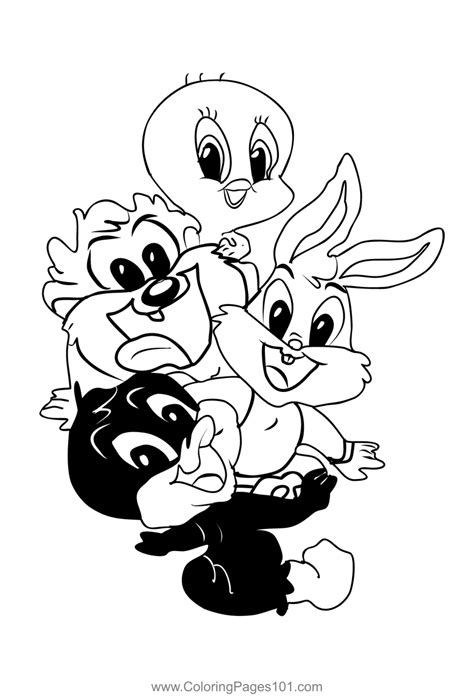 Baby Looney Tunes Coloring Picture Baby Looney Tunes Pattern My XXX