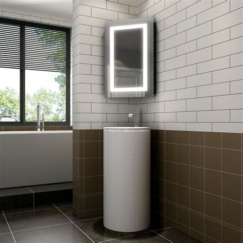 Sale Corner Cabinet Led Bathroom Mirror 450x700mm In Sandwell West
