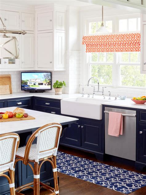 Though this kitchen's range and cabinets are both white, one has brass. Decorating Ideas Inspired By A Colorful California Kitchen ...