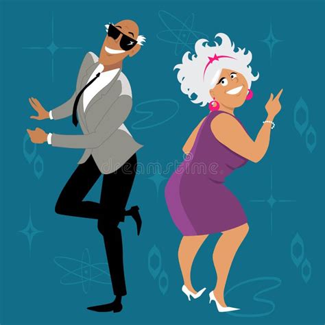 Baby Boomers Dancing Stock Vector Illustration Of Mature 98087584