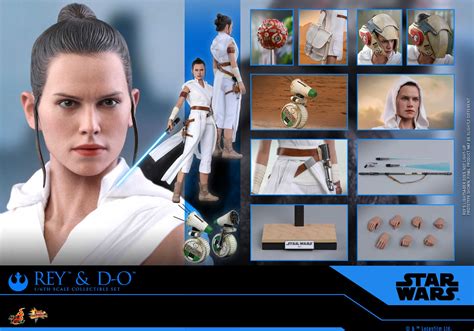 Hot Toys Movie Masterpiece Star Wars Dawn Skywalker 1 6 Scale Figure Ray And D O 2 Piece Set