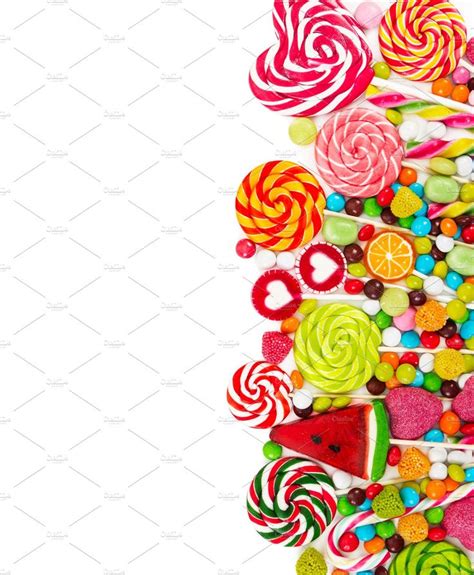 Colorful Candies And Lollipops Stock Photo Containing Candy And
