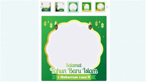 Berikut Link Twibbon Tahun Baru Islam 1 Muharram 1444 Hijriah Dan
