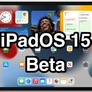 Ipados 15 will be released in the autumn of 2021. iPad