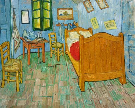 Vincent S Bedroom Chicago Reproduction Van Gogh Studio