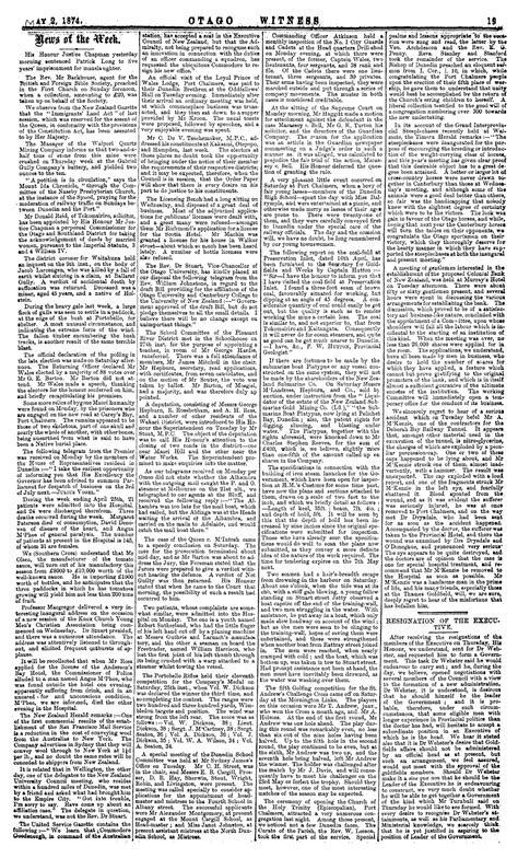 papers past newspapers otago witness 2 may 1874 page 19