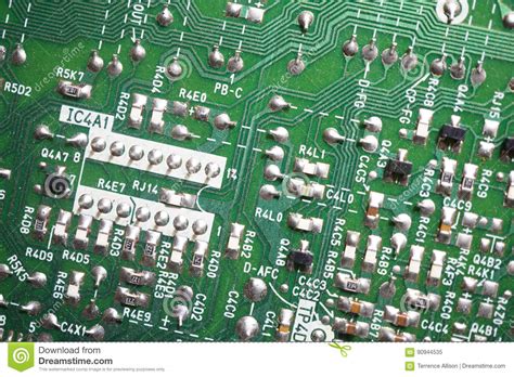 Vintage Circuit Board Stock Image Image Of Technology 90944535