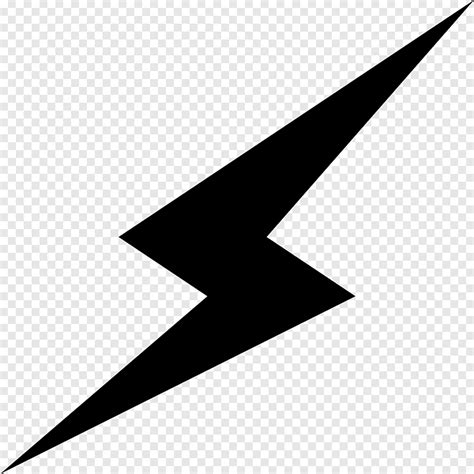 Computer Icons Lightning Bolt Angle Triangle Png Pngegg