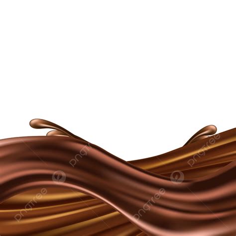 Chocolate Wave Vector Png Images Chocolate Wave Abstract Background