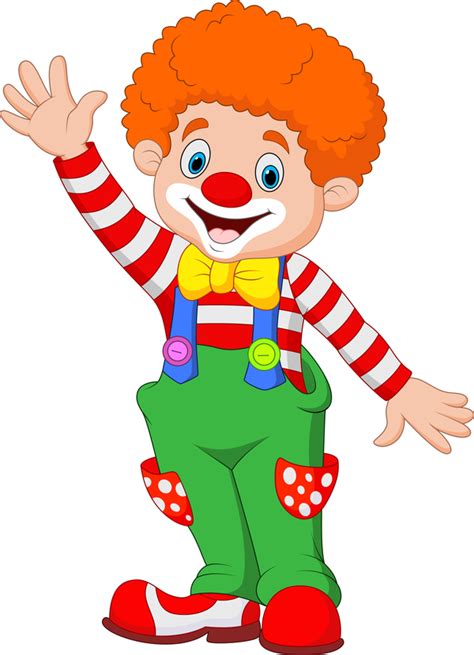 Circus Clown Illustration Vector Set 07 Free Download