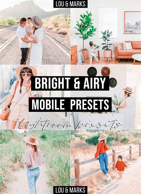 These spring lightroom presets produce the correct color, lighting, and tonal contrasts. Lightroom Presets - 4 Bright Airy Lightroom Mobile Presets ...
