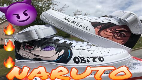 The colors used are of really high quality. Naruto Obito Madara | Custom Nike Air Force Ones | By ...