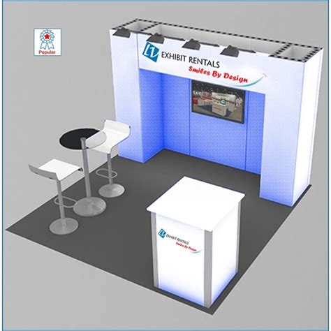 10x10 Trade Show Booth Rental Package 101 From Lv Exhibit Rentals In