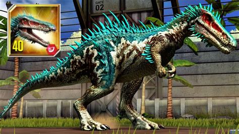 Baryonyx Max Level 40 Jurassic World The Game Youtube