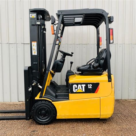 Cat Ep12krt Pac Used 3 Wheel Electric Forklift 2906