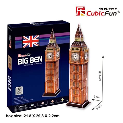 Kaufen Puzzle 3d Big Ben Cubic Fun 30 Teile