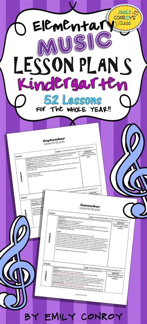 Kindergarten Music Lesson Plans Set 1 Kindergarten Music Lessons