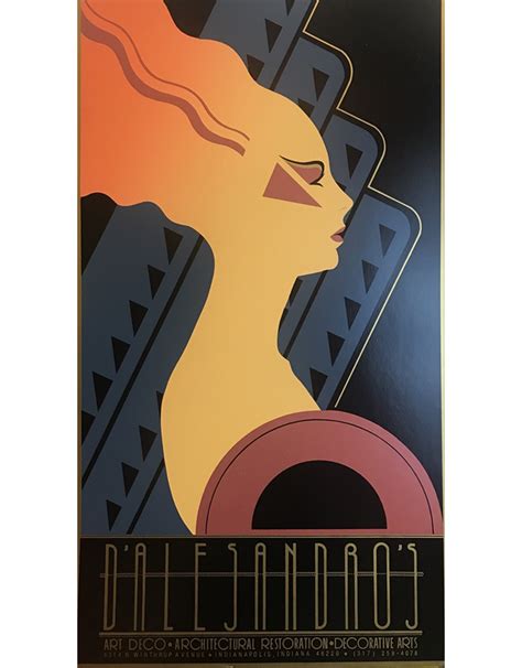Art Deco Poster Woman