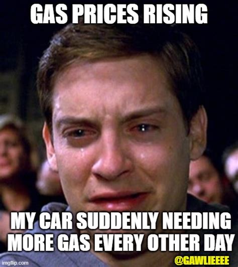 Crying Gas Price Imgflip