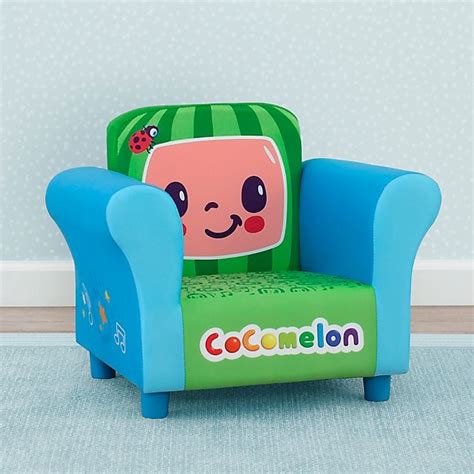 Delta Children Cocomelon Upholstered Kids Chair Blue 1 Ct Shipt