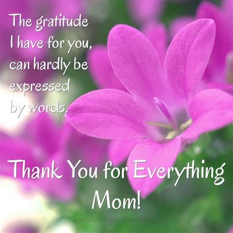 Thank You Mom Messages Wishesalbum Com Thank You Mom Words True Love Quotes