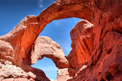 Colorful Rock Sculptures In Arches National Park Stock Photo Image Of
