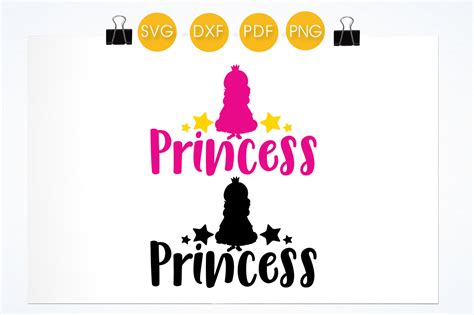 Download Princess SVG, PNG, EPS, DXF, cut file By PrettyCuttables ...