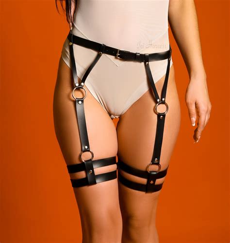 garter belts thigh harness leg harness harness garter etsy