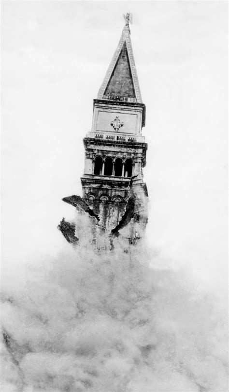 The Collapse Of St Mark S Campanile On 14 July 1902 At 09 53 The Entire Bell Tower Collapsed