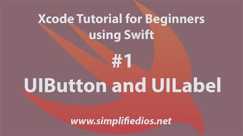 Xcode Tutorial For Beginners Using Swift Button And Label 1 Youtube
