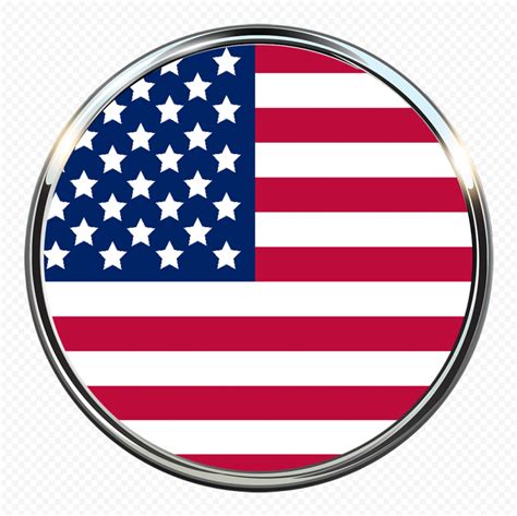 PNG United States US Round Flag Icon Citypng