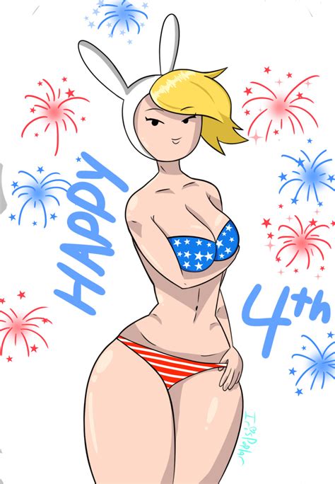 Rule 34 4th Of July Adventure Time American Flag American Flag Bikini Big Breasts Bikini