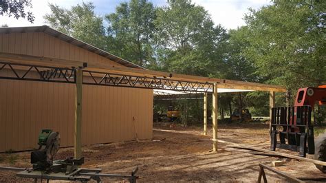 Pole Barn Lean To Trusses