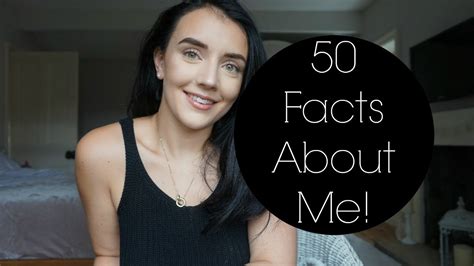 50 Facts About Me Youtube