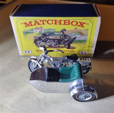 Yesteryear Matchbox Sunbeam Motor Cycle Milford Sidecar Mint Orig My