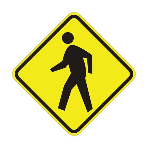 Pedestrian Crossing Sign W11 2 Advanced Sign