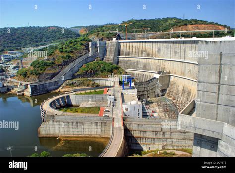 Alqueva Dam In Alentejo Portugal Stock Photo Alamy
