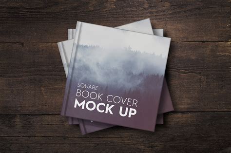 Square Book Cover Mock Up New Price On Behance