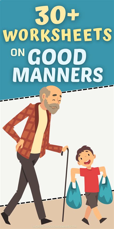 Good Manners Worksheets And Lessons Free Printables Artofit