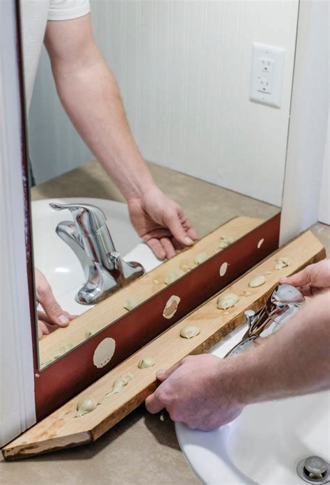 Can You Frame An Existing Bathroom Mirror Diy Projects
