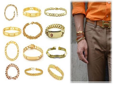15 Trending Models Of Gold Bracelets For Men Stylish Collection