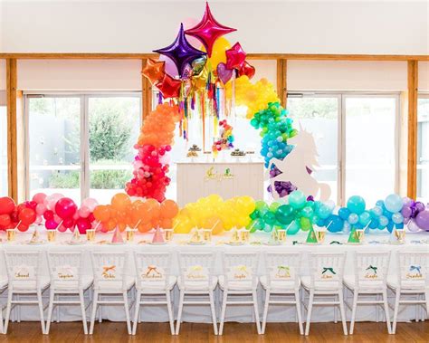 LAVISH RAINBOW UNICORN PARTY – KIDS PARTY IDEAS | Rainbow unicorn party