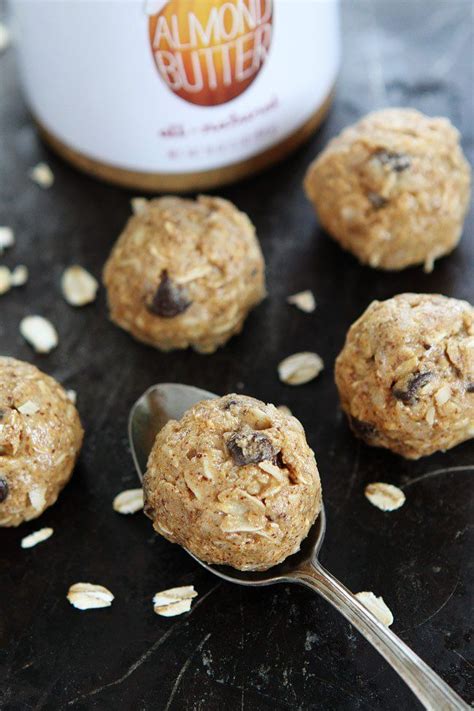 All recipes are nutritionally reviewed by a registered dietitian. Almond Butter Oat Balls Recipe on twopeasandtheirpod.com ...
