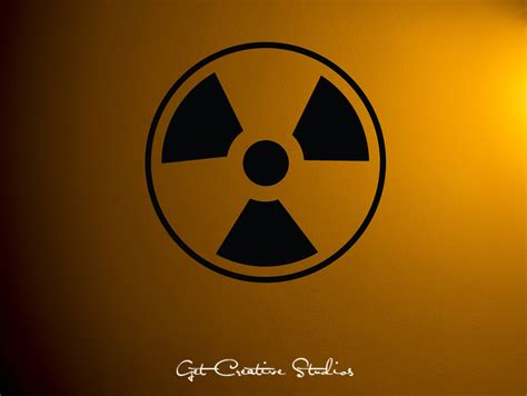 Symbol Decal Nuclear Wall Decal Radioactive Decal Danger Decal