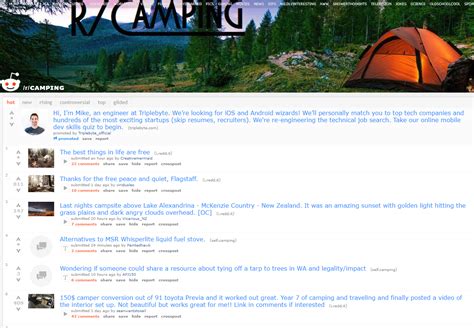 20 Of The Best Camping Blogs Hospitality Management Degrees