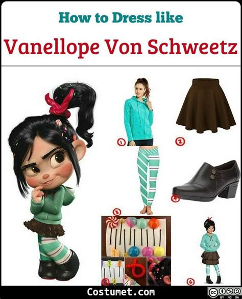 Vanellope Von Schweetz Wreck It Ralph Costume For Cosplay And Halloween