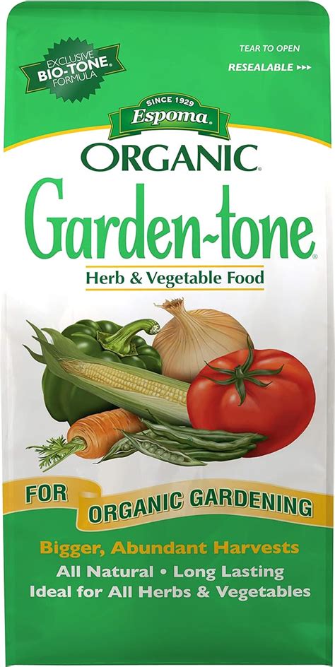 Espoma Organic Garden Tone 3 4 4 Organic Fertilizer For
