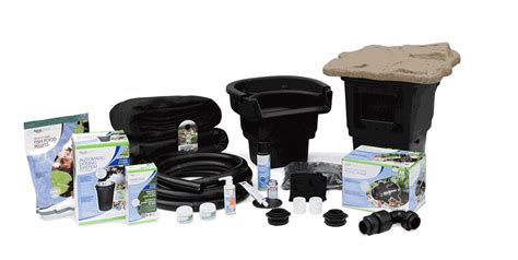 The complete kit includes a skimmer and biofalls® filter to provide effective mechanical and biological filtration. AquascapePRO® - Small 8' x 11' Pond Kit w/AquaSurge® 3000 ...